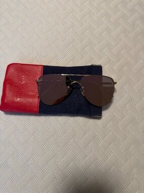 Le Spec Mirrored Purple Sunglasses